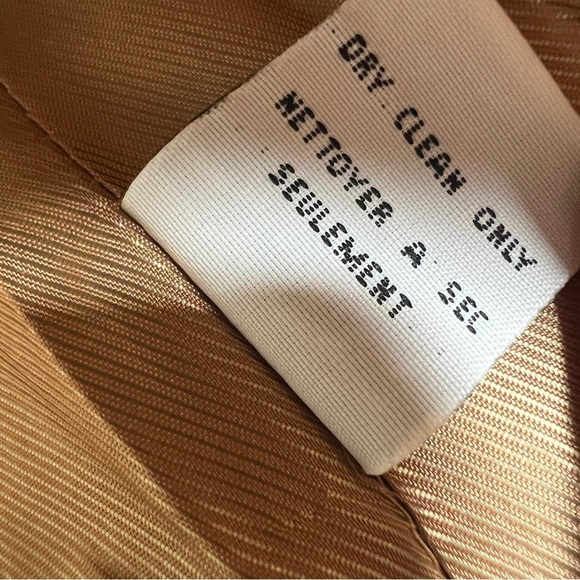 NWT Pure Camel Hair Italian Vintage Talbots Tan Coat Buttons + Pockets Size 20W - Picture 10 of 10